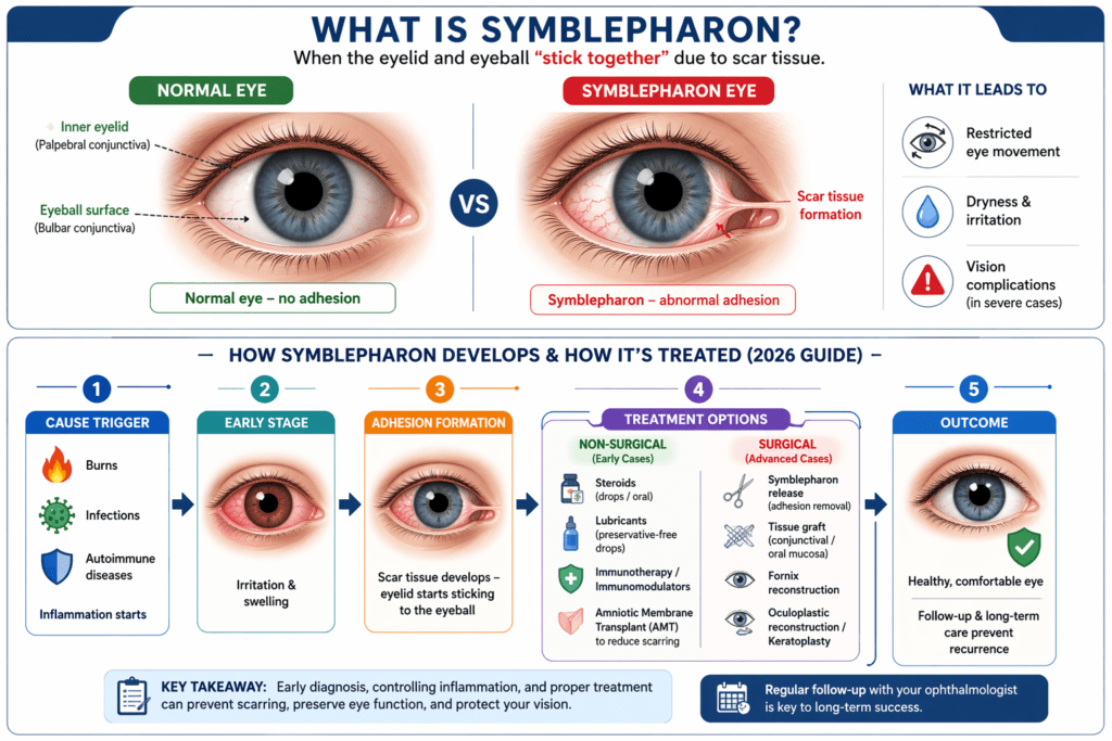 Symblepharon Explained Causes, Variants & How It’s Treated