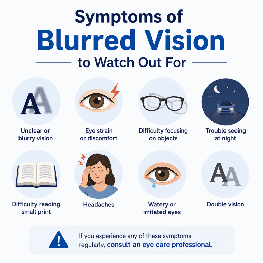Symptoms of Blurred Vision to Watch Out For