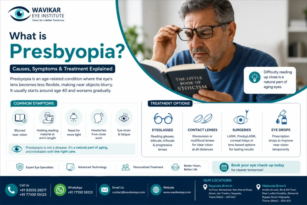 What is Presbyopia? Causes, Symptoms & Treatment Explained